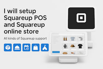 set up squareup pos and squareup website
