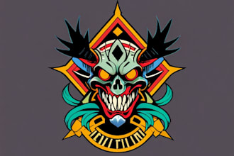 make you a traditional old school tattoo style design