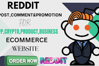 do reddit post comment business website crypto ai  app ecommerce product manage