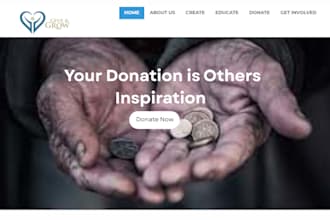 create a professional fundraising ,charity or nonprofit website in wordpress