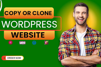 duplicate,copy clone website ,redesign,wordpress website using elementor pro