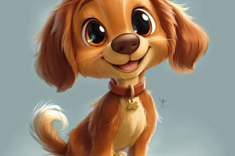 design a professional disney family portrait