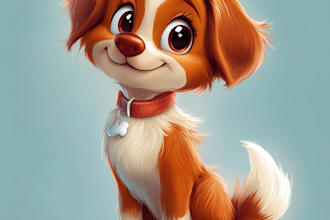draw your cartoon portrait in disney style