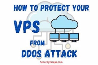 protect your vps vm or website from ddos and bad bot attacks