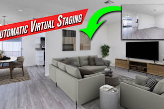 do professional virtual staging,furniture,for real estate, virtual renovation