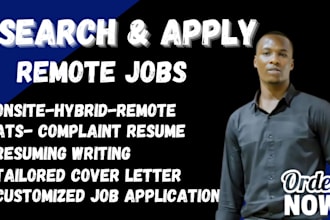job search and apply for jobs remote jobs, resume application, reverse recruiter