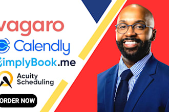 setup appointment on simplybook me acuity scheduling, vagaro, square honeybook
