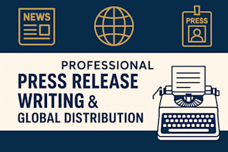 do professional press release distribution and press release writing