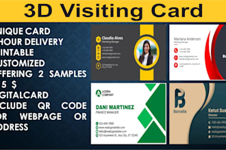 design logo and graphics , visiting, name card, business