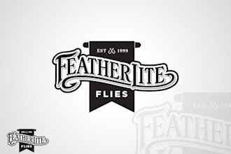 design a classic retro, vintage, hipster or hand lettering logo