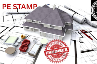 review texas and arizona pe stamp as licensed civil and structural engineer