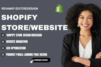 revamp clone edit shopify store redesign shopify website copy migrate website