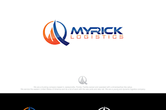 design a modern bold transportation and logistics logo