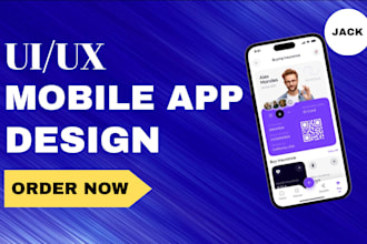 do UI UX design for mobile app and web using figma