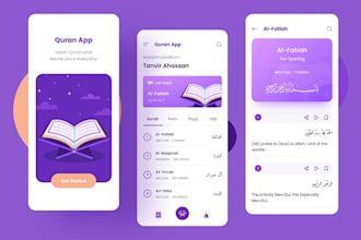 build islamic app, quran app, islamic learning app, hadith app, quiz app, dua ap