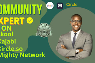setup and manage your online community on mighty networks kajabi skool circle so