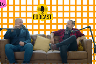 make podcast thumbnails for youtube and fb