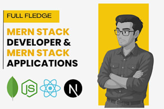 be your mern stack developer for full stack mern web applications