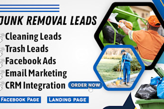 generate junk removal leads dumpster trash rubbish leads hauling facebook ads