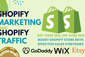 boost shopify traffic with shopify promotion to boost shopify sales