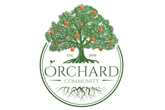 design a vintage custom tree fruit brand logo