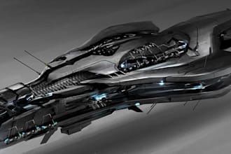 model 3d spaceship fighter jet military vehicle 3d tank car design starship