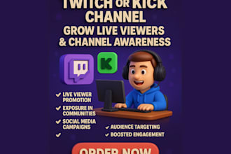 do twitch channel promotion twitch live viewers kick awareness to grow channel