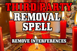 cast powerful third party removal spell remove love rivals remove blockages