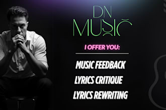 professionally review your song lyrics