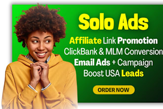 blast usa solo ads to 10k affiliate link marketing website promotion MLM leads