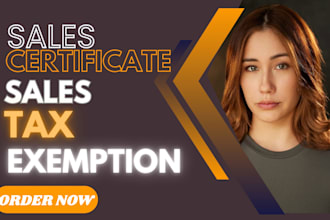do sales tax exemption resaler certificates seller permit llc registration