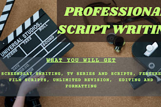 do movie script writing screenwriting TV series feature film comedy scriptwriter