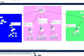 design and configure network infrastructure in packet tracer