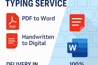 typing job with accuracy, fast and limited time