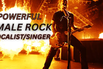 be your male vocalist for rock and hard rock