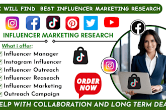 find best influencer manager marketing influencer research outreach campaign