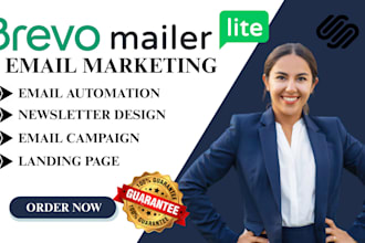 setup brevo automation mailerlite email marketing email campaign landing page