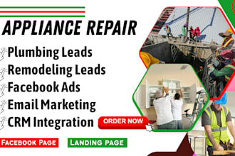 generate appliance repair construction leads kitchen bathroom remodeling leads