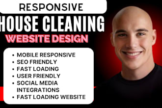 build house cleaning website office cleaning  website, janitorial website