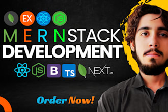 mern stack developer using react express node and mongodb
