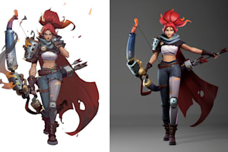 3d model character design 3d stylized character cartoon 3d game character 3d art