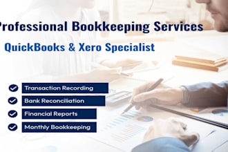 provide expert bookkeeping services in quickbooks and xero