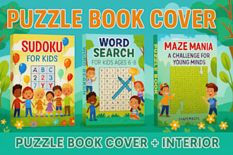 design maze crossword sudoku word search puzzles workbook or kids worksheets
