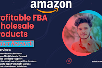 do profitable product research for amazon fba wholesale