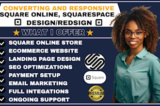 build square website redesign squarespace website squareonline ecommerce store