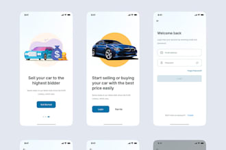 mobile app wireframe UI UX design interactive prototype in figma