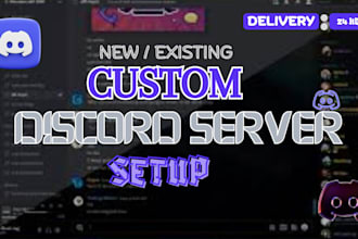 setup community gaming nft crypto dropshipping discord server in 24 hours