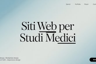 design a modern website for your clinic