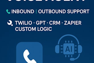 create ai voice agent with vapi for inbound, outbound call, and customer support