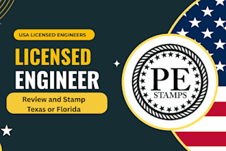 stamp and approve your engineering drawings for permit in texas or florida